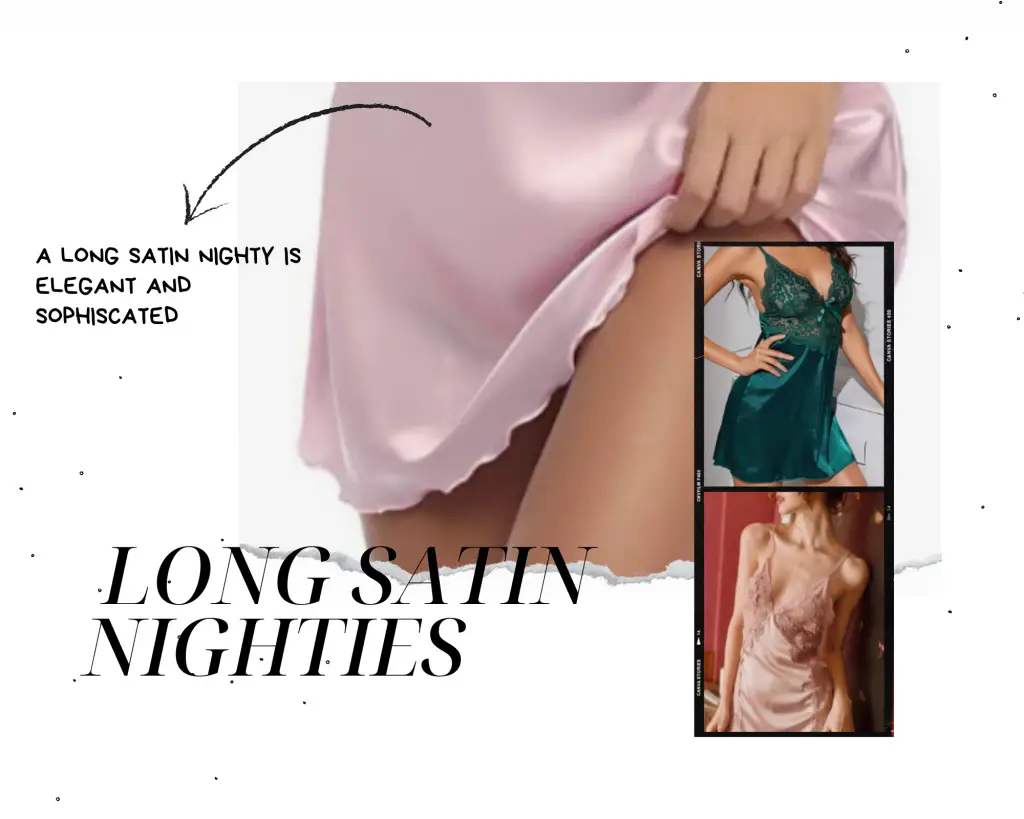 Beige and Gold DIY Collage Fashion Moodboard Photo Collage for satin nighty