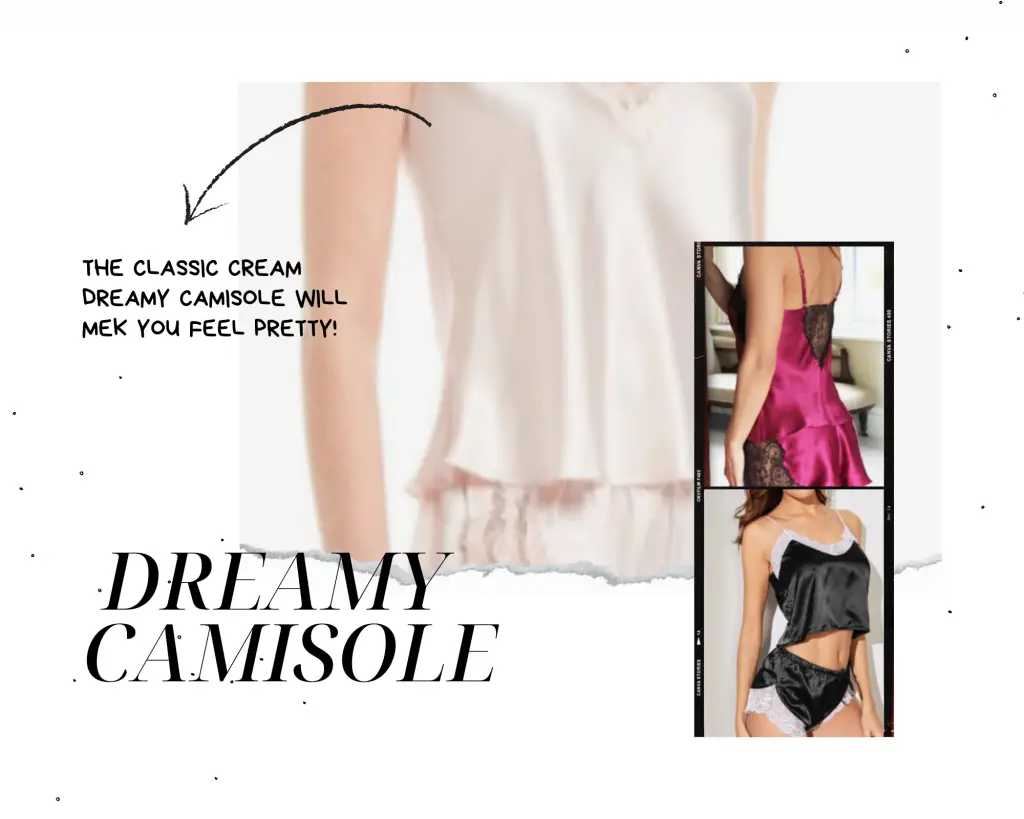 Camisoles Collage Fashion Moodboard inspirational Photo Collage