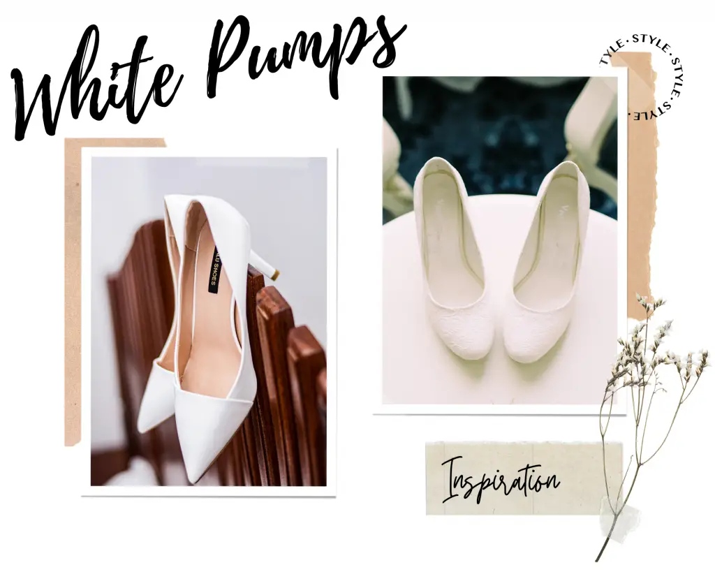 Fashion Style White Pumps Inspiration board