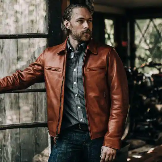 Photo by Taylor Stitch (Moto Jacket in Whiskey Steerhide)