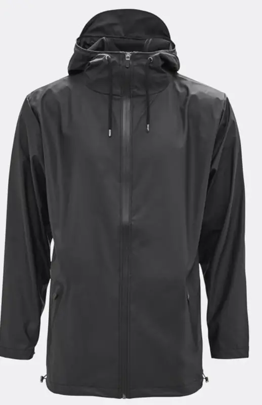 unisex breaker jacket in black