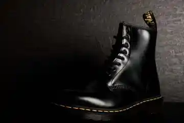 Black Doc Marten boots