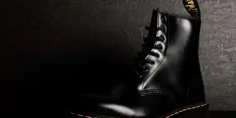 Black Doc Marten boots