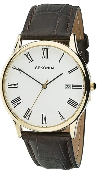 Photo by Hollis and Hollinshead (Sekonda Brown Croco Style Leather Strap Men's Watch)